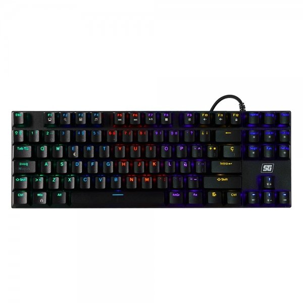 Teclado Vorago Start The Game Mecanico TKL RGB Rainbow C/SW Negro