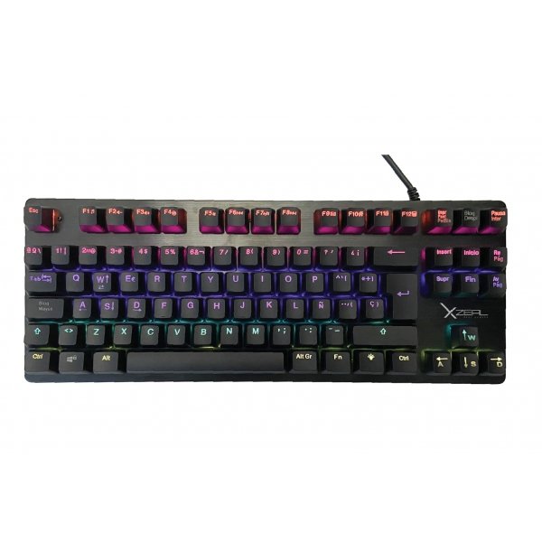 Teclado Mecánico Gamer Xzeal, Switch Rojo, USB, Negro