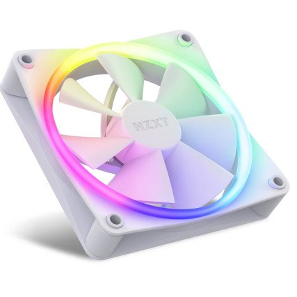 Ventilaldor NZXT p/gab 120mm F120 RGB Triple WH 80