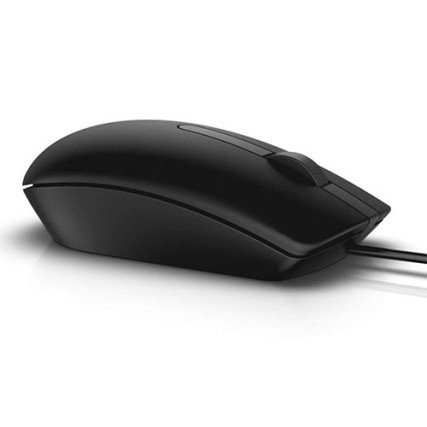Mouse Dell Óptico MS116, Alámbrico, USB, 1000DPI, Negro