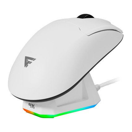 Mouse Game Factor Inal. Wireless 2.4g+bt, Pixart 3395, 26k Dpi, 4k Hz Base Rgb 56g