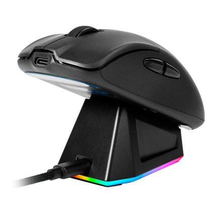 Mouse Game Factor Inal. Wireless 2.4G+BT, Pixart 3395, 26K DPI, 4K HZ Base RGB 56g