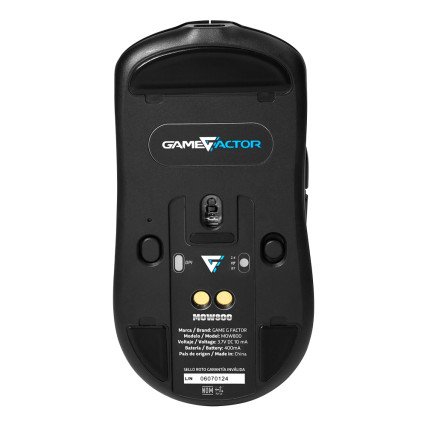 Mouse Game Factor Inal. Wireless 2.4G+BT, Pixart 3395, 26K DPI, 4K HZ Base RGB 56g