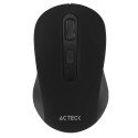 Mouse Acteck Óptico Optimize Joy MI215, Inalámbrico, 1600DPI, USB, Negro