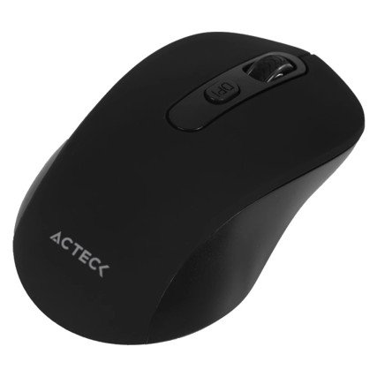 Mouse Acteck Óptico Optimize Joy MI215, Inalámbrico, 1600DPI, USB, Negro