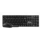 Kit de Teclado y Mouse Stylos STPKTM3B, Alámbrico/Inalámbrico, RF Inalámbrico, Negro, Español