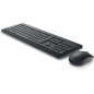 Dell Kit Teclado y Mouse KM3322W Conexion RF inalambrico, Color Negro