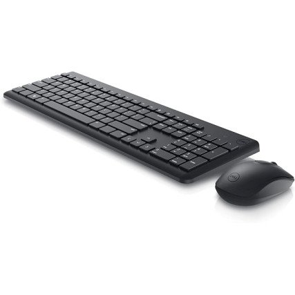 Dell Kit Teclado y Mouse KM3322W Conexion RF inalambrico, Color Negro