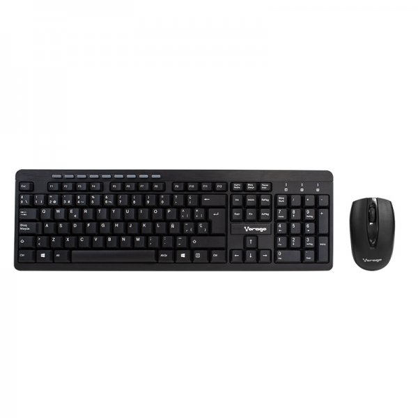 Kit Teclado y Mouse Vorago KM-304 Inalámbrico Multimedia Negro