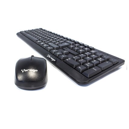 Kit de Teclado y Mouse Vorago KM-302, Inalámbrico, USB, Negro10263.