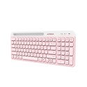 Combo Acteck Silk MK720 2-1 Ergonómico/Inalámbrico USB Rosa