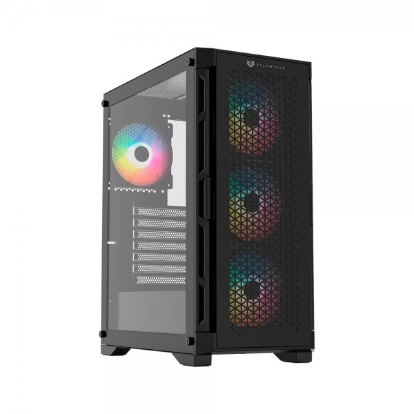 Gabinete Balam Rush Carbono Twin Mate 5000 con Ventana RGB, Midi-Tower, ATX/Micro-ATX/Mini-ITX