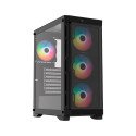 Gabinete Balam Rush Carbono Twin Mate 5000 con Ventana RGB, Midi-Tower, ATX/Micro-ATX/Mini-ITX, Negro