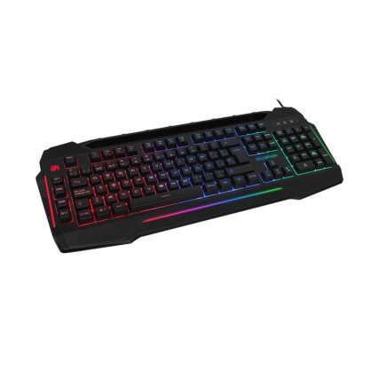 Teclado Gamer Balam Rush Murder USB Prog 3 Colores Led Negro