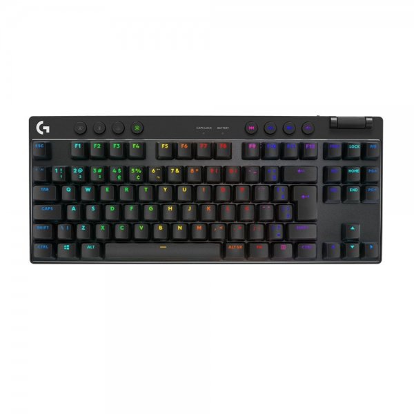 Teclado Logitech Pro X TKL Lightspeed BT USB RGB Black