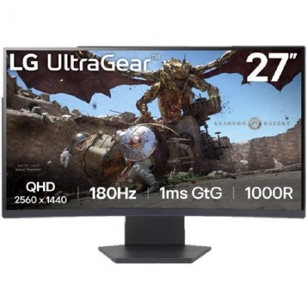 Monitor LG Ultragear 27" QHD 2560X1440 VA Curvo 180HZ AMD Freesync