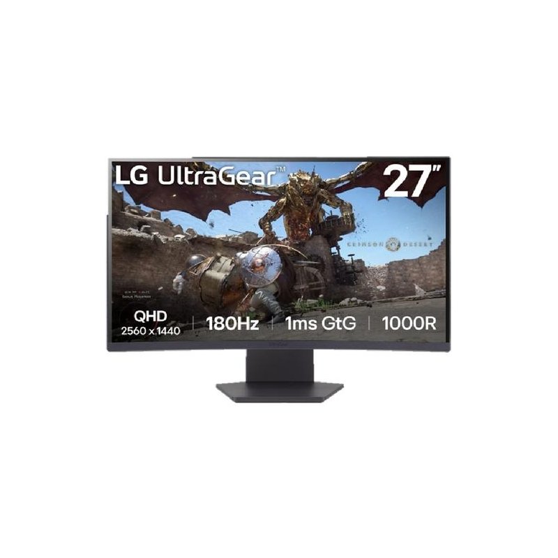 Monitor LG Ultragear 27" QHD 2560X1440 VA Curvo 180HZ AMD Freesync