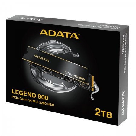 SSD ADATA LEGEND 900 2TB NVMe PCIe 4.0 M.2 – Hasta 7000 MB/s, Alto Rendimiento Gen4 con Disipador (SLEG-900-2TCS)