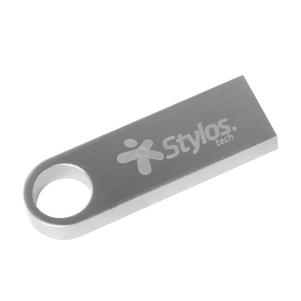 Memoria USB Stylos 16 GB ST500 Flash 2.0 Plata