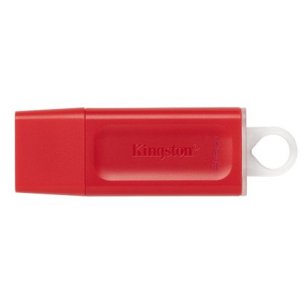 Memoria Flash Kingston 64GB USB 3.2 GEN 1 Color Rojo