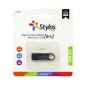 Memoria USB Stylos 8 GB ST100 Flash 2.0 Plata STMUSB1B