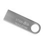 Memoria USB Stylos 8 GB ST100 Flash 2.0 Plata STMUSB1B
