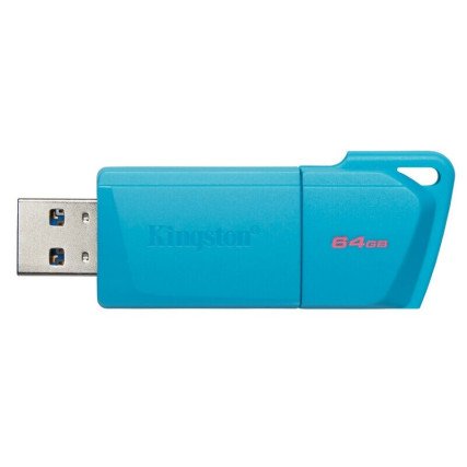Memoria Flash Kingston 64GB USB 3.2 Gen 1 DTXM Turquesa