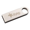 Memoria USB Stylos ST100 128GB Flash 2.0 Plata STMUSB5B
