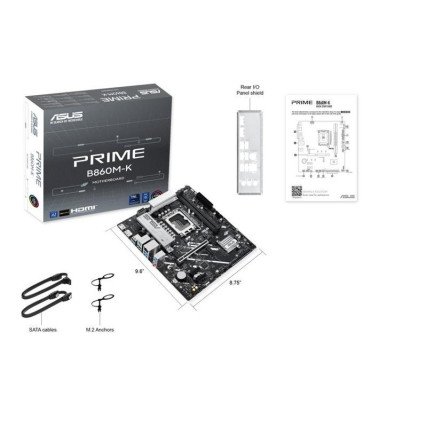 Tarjeta Madre Asus LGA 1851/DDR5/HDMI/DP/Comp Core Ultra (PRIME B860M-K)