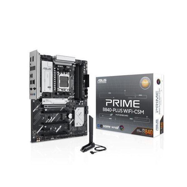 Tarjeta Madre Asus AM5 DDR5/HDMI/DP/WIFI 6E (PRIME B840-PLUS WIFI-CSM)