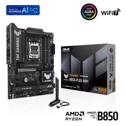 Tarjeta Madre Asus Tuf Gaming B850-Plus WIFI AM5/WIFI7/DDR5/HDMI/DP