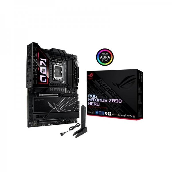 Tarjeta Madre Asus Rog Maximus Z890 Hero LGA 1851/4 DIMM DDR5/HDMI/ATX