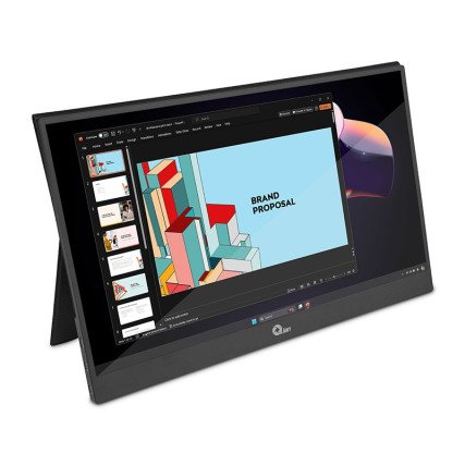 Monitor Portátil Qian 15.6" FHD , IPS FHD 60Hz con Bocinas Integradas, QMP-IP16S