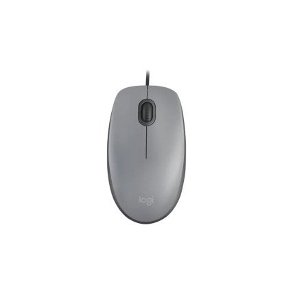 Mouse Logitech M110 Óptico USB 1,000 DPI Silent Gray (910-006757)