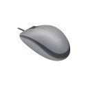 Mouse Logitech M110 Óptico USB 1,000 DPI Silent Gray (910-006757)