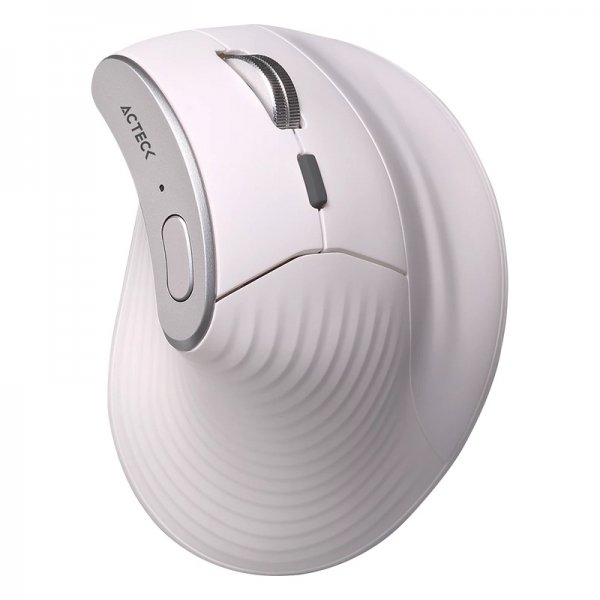 Mouse Vertical Virtmi 770 2.4GHZ 2 Modos BT 3,000 DPI, Scrollusb Blanco