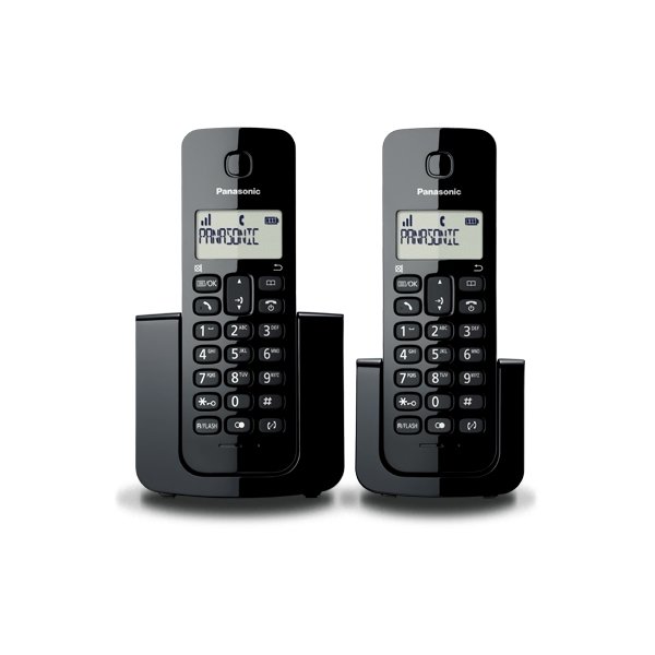 Panasonic Teléfono Inalámbrico P.LCD 1.4 + 1 AURI Negro