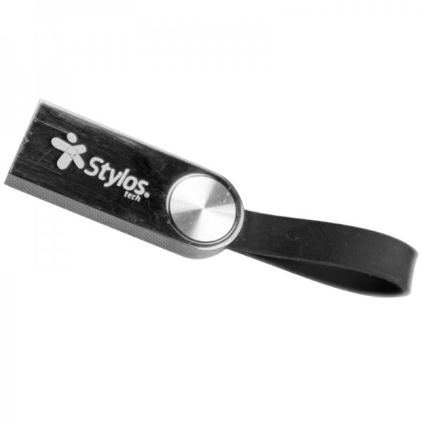 Memoria USB Stylos 16 GB ST300 Flash 2.0 Negro STMUS316B