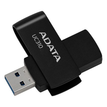 Memoria Flash Adata UC310 128GB USB 3.2 Negro (UC310-128G-RBK)