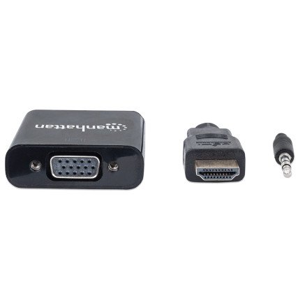 Convertidor Video Manhattan HDMI A SVGA+Audio 151559
