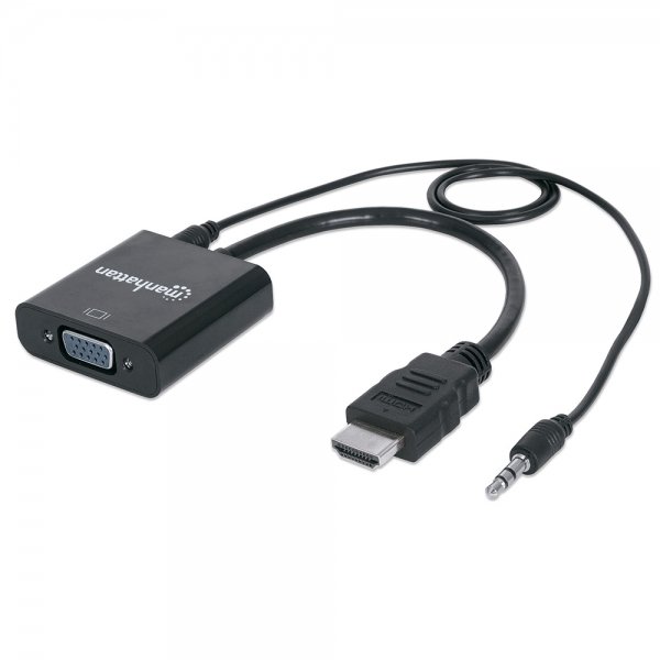 Convertidor Video Manhattan HDMI A SVGA+Audio 151559