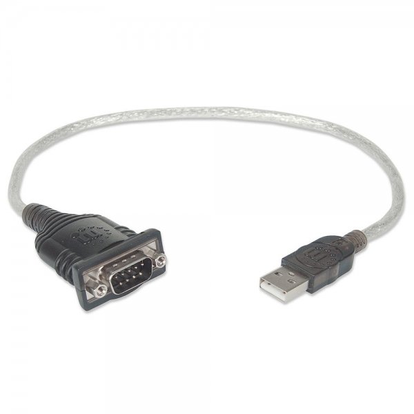 Convertidor Manhattan USB 1.1 A Serial DB9M RS232 45CM 205146