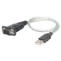 Convertidor Manhattan USB 1.1 A Serial DB9M RS232 45CM 205146 Convertidor Manhattan USB 1.1 A Serial DB9M RS232 45CM 205146