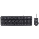 Kit Teclado y Mouse Manhattan Alambrico USB 178464