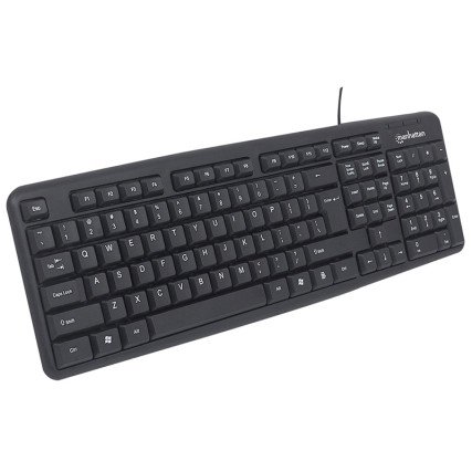 Kit Teclado y Mouse Manhattan Alambrico USB 178464