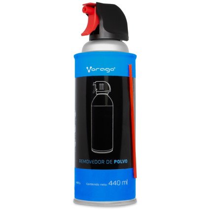 Aire Comprimido Vorago 440ML No Flamable 100% Ecológico CLN-100
