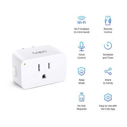 Tp-Link Adaptadores Mini Smart Wi-Fi Plug / Tapo P105 (1 Pack)