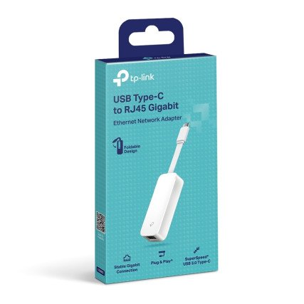 Tp-Link Adaptador de Red USB Type-C A RJ45 Gigabit Ethernet / UE300C