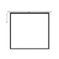 Pantalla Proyección Qian Eléctrica 100" Blanca Mate QXS-1E100