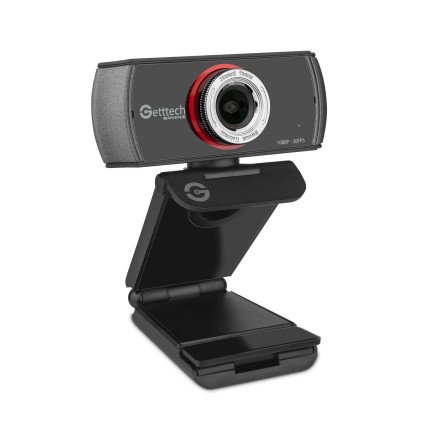 Cámara Getttech Para Streaming 1080P USB Microfono GPW-FHDMF-G1